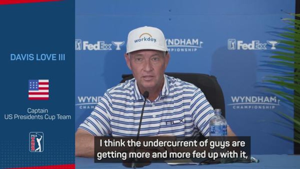 PGA Tour players getting more militant about LIV Golf - Love