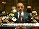 Pdte. de la AN Jorge Rodríguez anuncia encuentro entre  Parlamentarios de Venezuela y Colombia