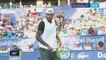 Kyrgios dominates in first singles match since Wimbledon final