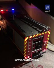 إصابتان بحريق في مستشفى الملكة رانيا بالبترا