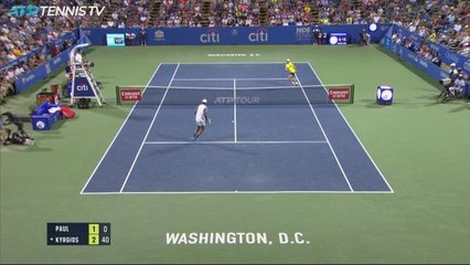 Kyrgios makes it back-to-back wins in DC