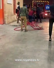 إصابتان بحريق في مستشفى الملكة رانيا بالبترا