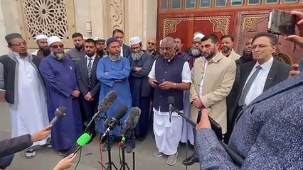 Hindu and Muslim Community leaders held a press conference in Leicester