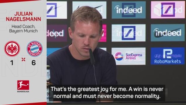 Bayern must never lose joy in winning - Nagelsmann