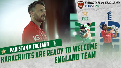 "It is an honour to host the England team" Karachiites are ready to welcome  | PCB | MU2L