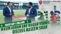 Wasim Akram and Waqar Younis discuss Naseem Shah | PCB | MU2L