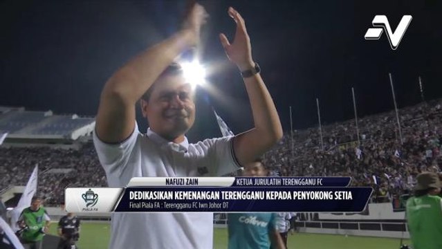Nafuzi Zain dedikasi kemenangan untuk mara ke final Piala FA buat penyokong setia
