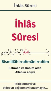 ihlas suresi dinle - ihlas suresi okunuşu ve anlamı