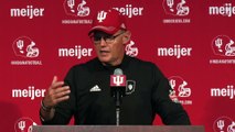 Indiana Football Coach Tom Allen Talks Running Back Room With Shaun Shivers, Josh Henderson