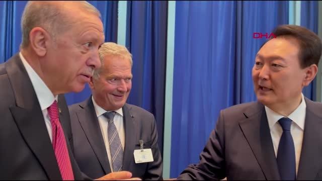 Denizli haberi... Erdoğan, Finlandiya ve Güney Kore liderleriyle sohbet etti