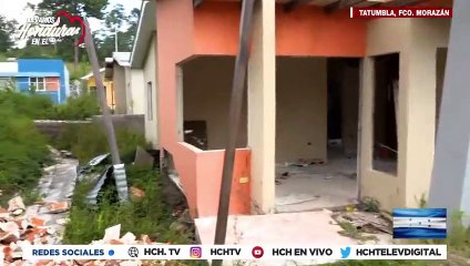 ¡Al estilo Ciudad del Ángel! Como “zona de terremoto” quedan fallidos complejos residenciales en Tatumbla