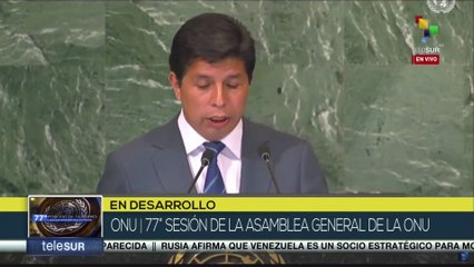 Pedro Castillo llamó a consolidar a América Latina como una zona de paz