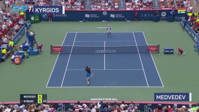 Kyrgios ousts world number one Medvedev in Montreal