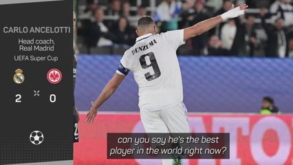 Real laud brilliant Benzema after Super Cup triumph