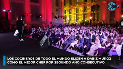 Los cocineros de todo el mundo eligen a Dabiz Muñoz como el mejor chef por segundo año consecutivo