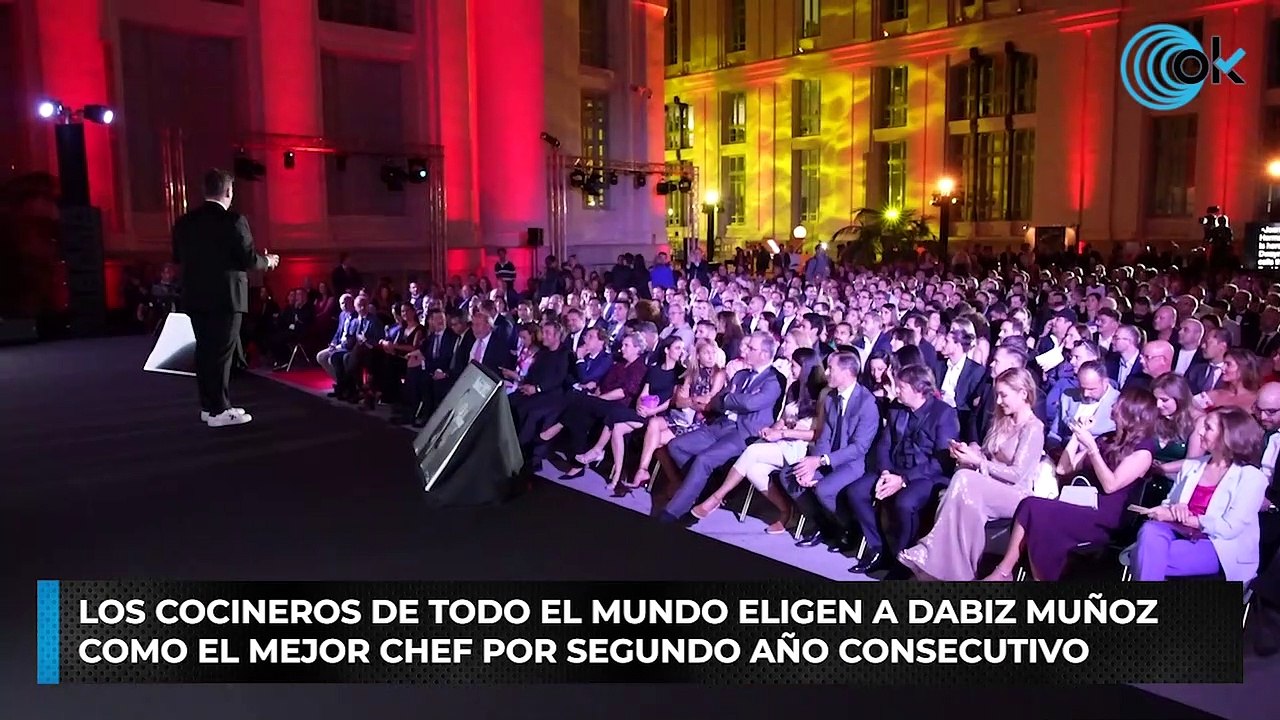Los cocineros de todo el mundo eligen a Dabiz Muñoz como el mejor chef por segundo año consecutivo