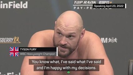 Tyson Fury retires - again!