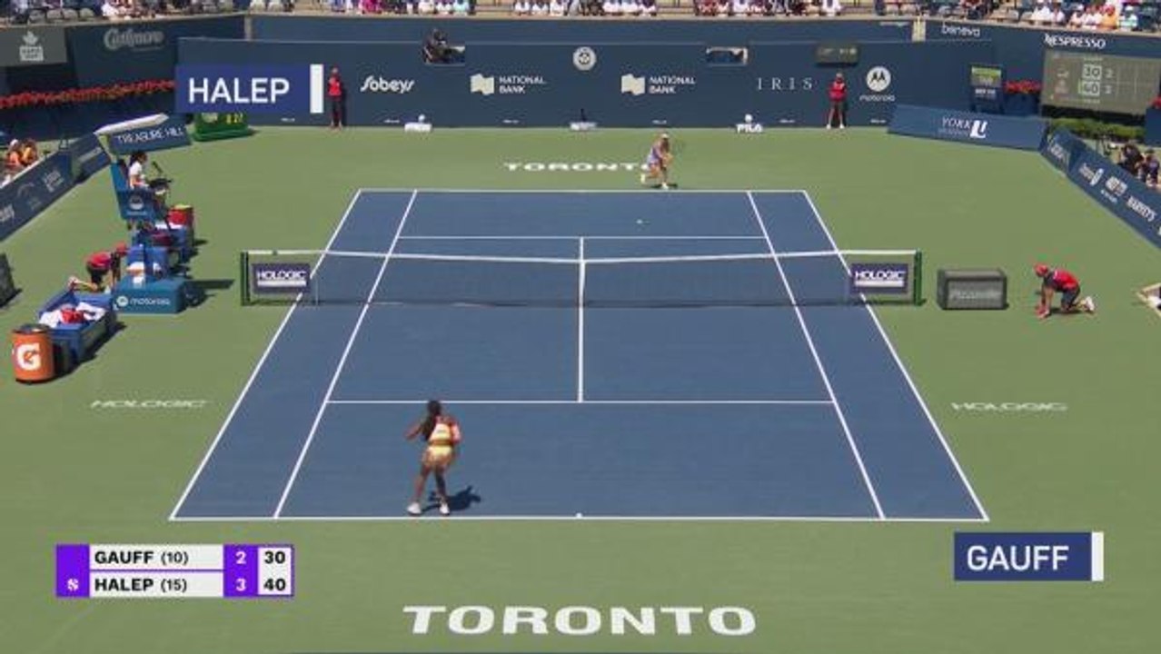 Halep continues to roll through Toronto