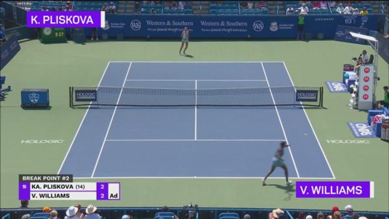 Pliskova eases to win over Venus Williams