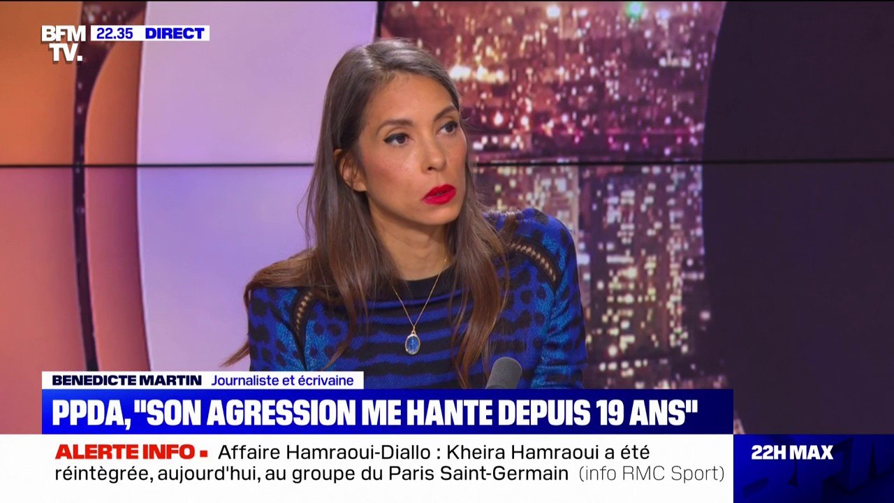 Bénédicte Martin: "Pour moi, Patrick Poivre d'Arvor est un violeur en série"