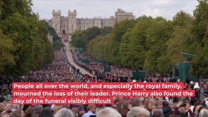 Body Language Expert: Prince Harry "Full Of Sorrow and Regret" At Funeral
