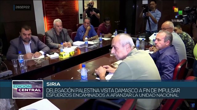 Delegación palestina de visita en Siria impulsa esfuerzos para afianzar la unidad nacional