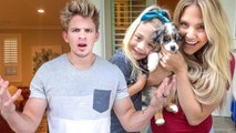 We got a new puppy!!! Prank on Cole (WE'VE NEVER SEEN HIM THIS MAD)
