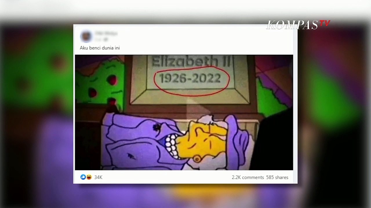 Hoaks Ramalan Kematan Ratu Elizabeth II Di Serial The Simpson - NEWS OR HOAX