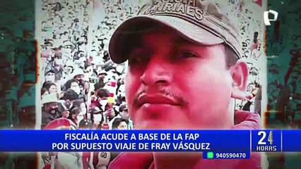 Por viaje de Castillo y presunto sobrino: Fiscalía realiza diligencia en instalaciones de la FAP