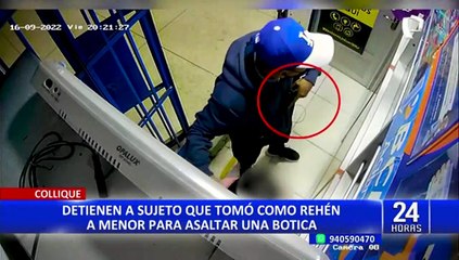 Cae ladrón que tomó de rehén a niña en asalto a farmacia: sujeto estuvo recluido en ‘Maranguita’
