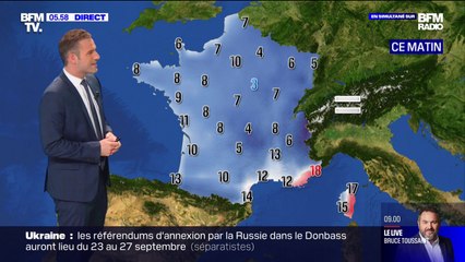 Ce mercredi s'annonce à nouveau ensoleillé sur l'ensemble du pays, mais la fraîcheur s'accentue