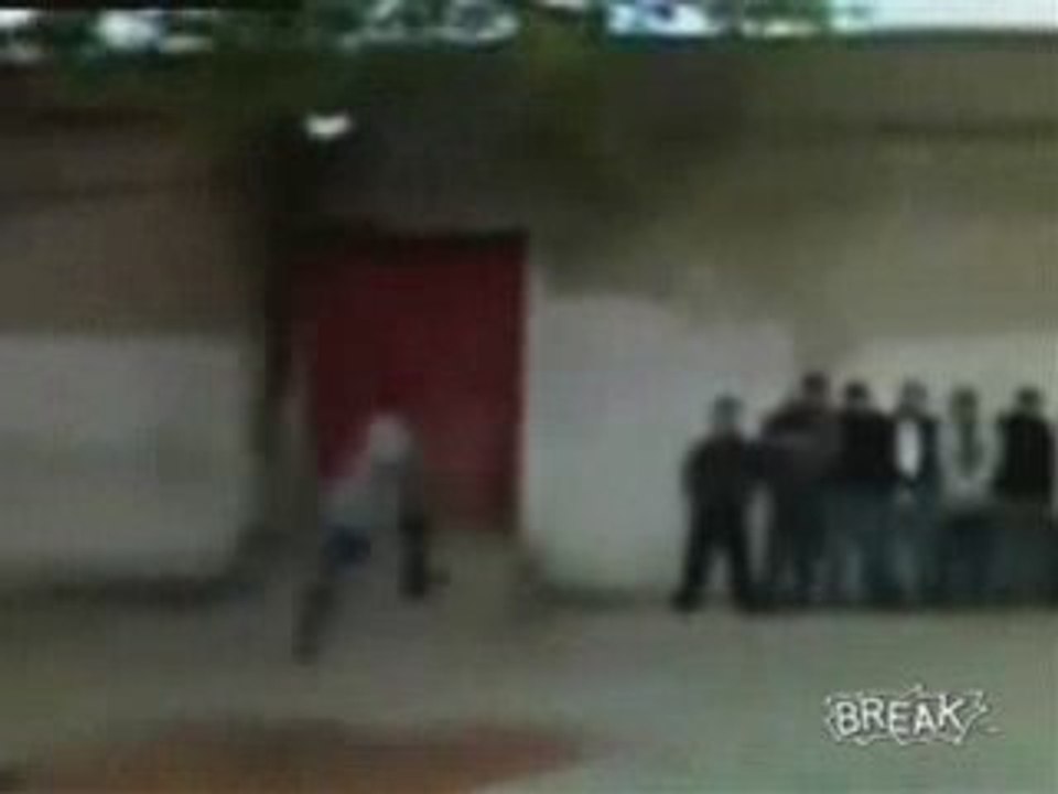Kid Walks on Wall