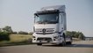 Mercedes-Benz eActros 300 tractor (without trailer) Driving Video