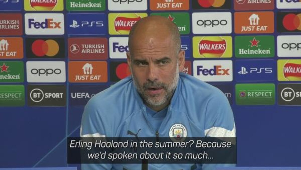 Did Guardiola 'punch the air' when City signed Haaland?