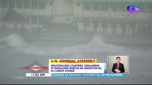 Industrialized countries, kinalampag ni Pangulong Marcos na umaksyon na sa climate change | BT