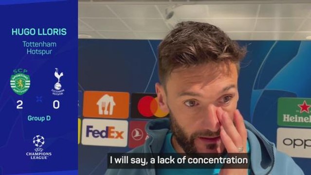 Lloris left 'full of regret' following late defeat to Sporting