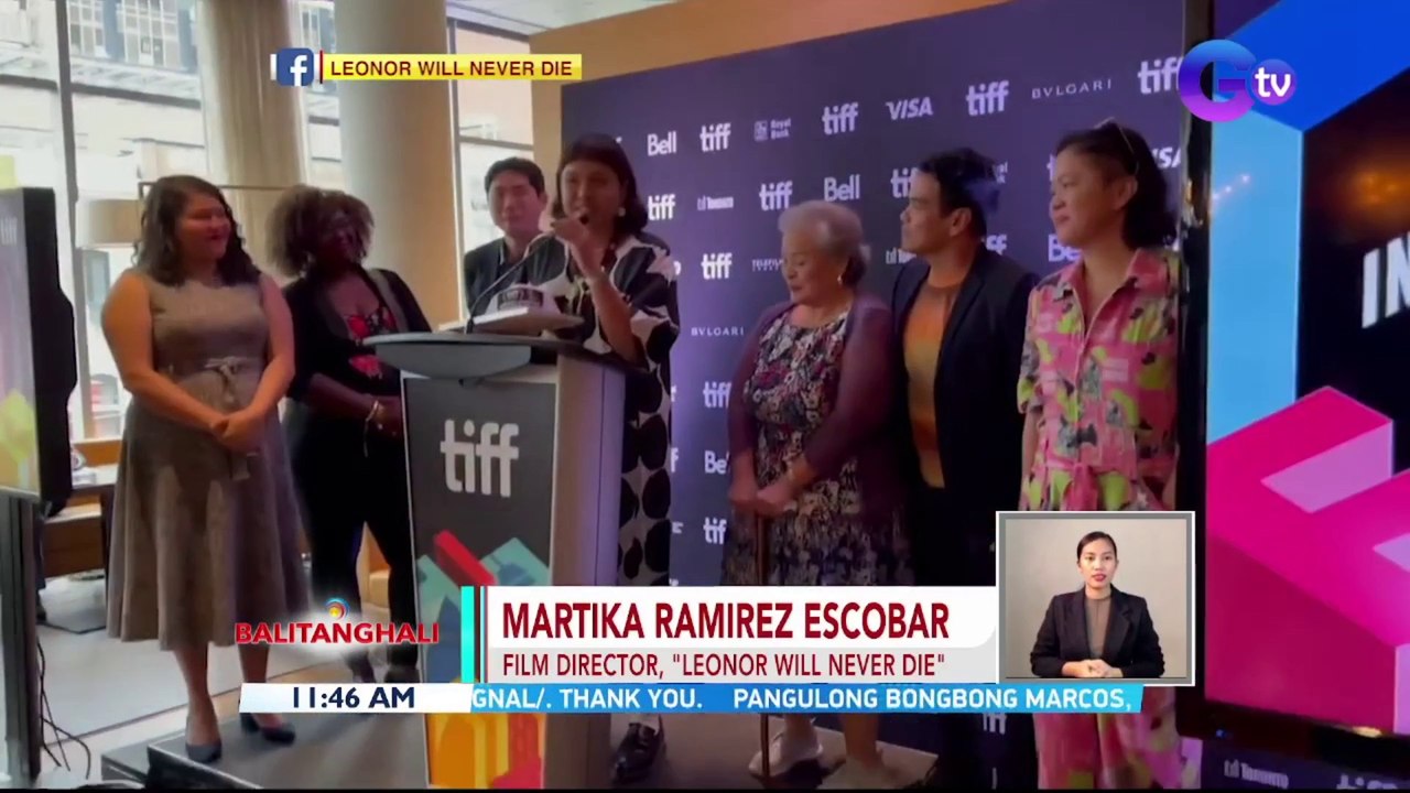 "Leonor Will Never Die" ng Pinay director na si Martika Ramirez Escobar, wagi ng Amplify Voices Award sa Toronto Int'l Film Festival | BT