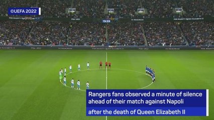 Rangers defy UEFA - sing national anthem in tribute to Queen Elizabeth II