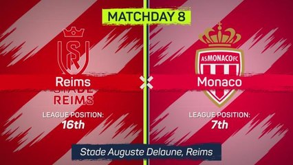 Monaco too strong for 10-man Reims