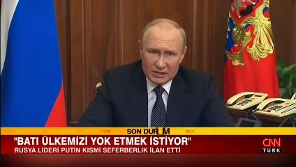 Rusya'dan kısmi seferberlik kararı