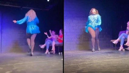 Trans birey dans gösterisi sırasında bir anda yere yığıldı, acı gerçek çok geçmeden anlaşıldı