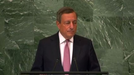 Draghi all'Onu: sanzioni a Russia dirompenti, l'impatto crescerà