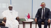 Çavuşoğlu, İslam İşbirliği Teşkilatı Genel Sekreteri Brahim ile görüştü