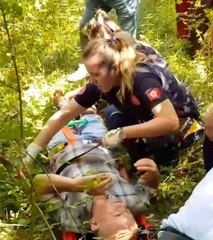 Fındık bahçesinde temizlik yaparken hastanelik oldu