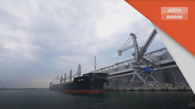 Eksport Bijirin | Kapal pertama tinggalkan pelabuhan Ukraine