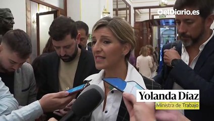 Yolanda Díaz confirma la regularización de 10.600 trabajadores de Glovo