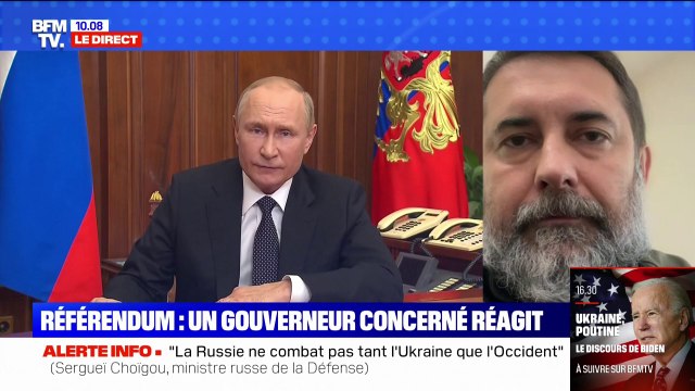 Référendums d'annexion du Donbass: Il faut mettre fin au terrorisme qui provient de la fédération de Russie et qui menace le monde entier