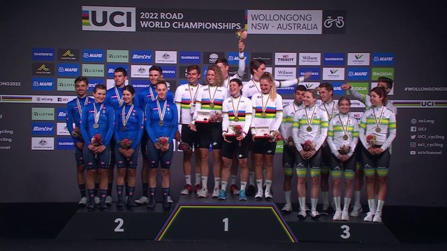 Championnats du Monde 2022 - Relais Mixte - La Suisse sacrée, l'Italie 2e, l'Australie 3e... et la France 7e !