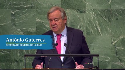 Guterres: "Nuestro mundo está en peligro y paralizado"