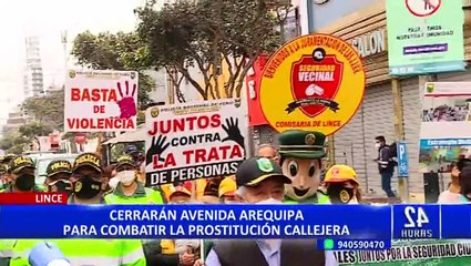 Lince: despliegan a cerca de 100 policías para combatir la prostitución callejera